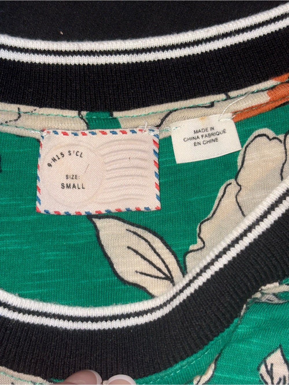 Anthropologie Yardley Green Floral Top small - Picture 8 of 10
